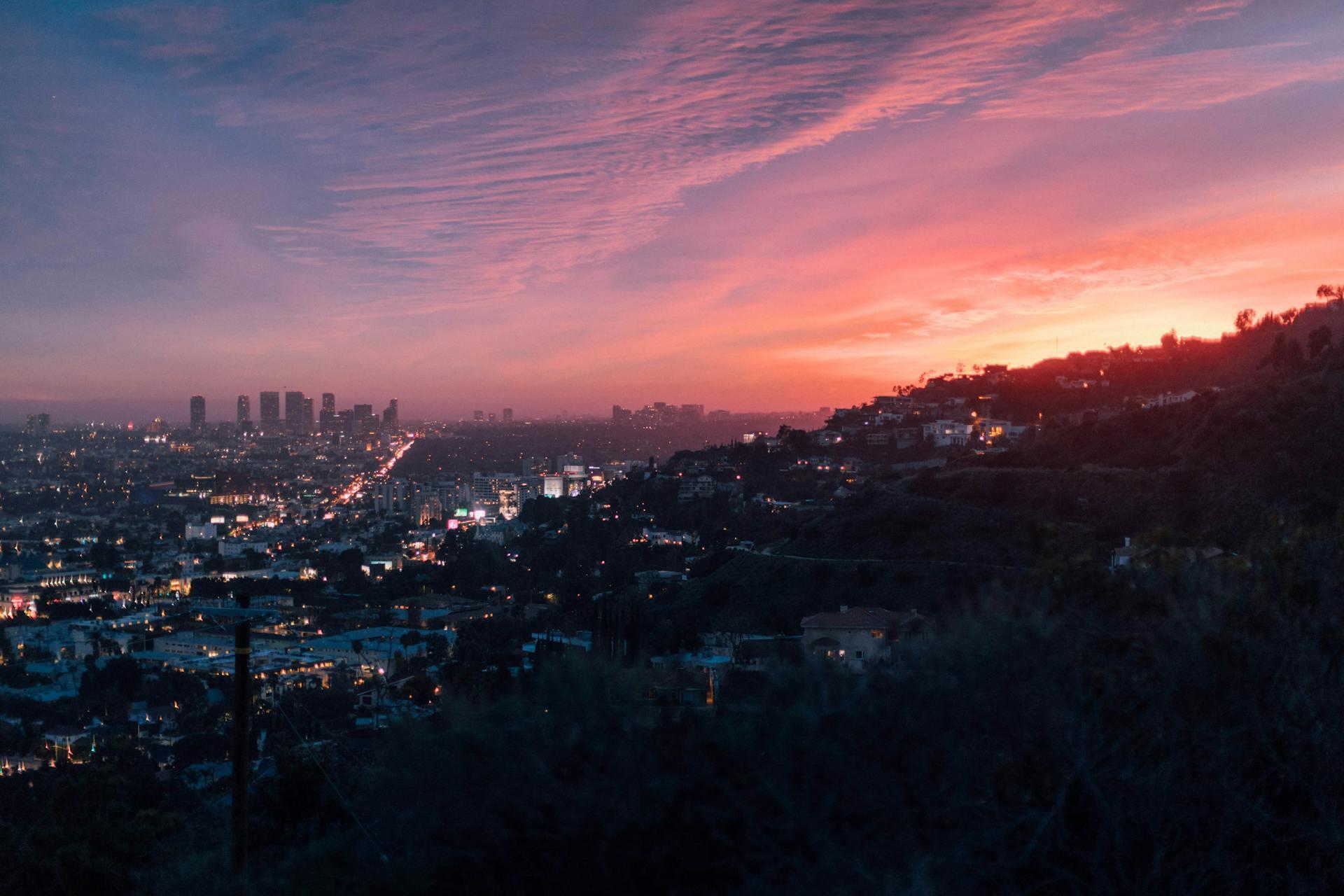 LA Sunset from the hill